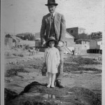 My mother and my grandfather, Ostia, 1924