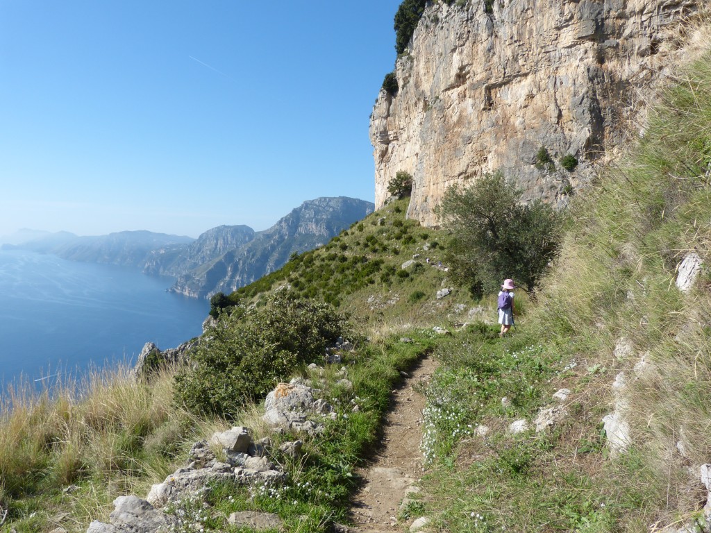 Walking on the Path of the Gods on the Amalfi Coast