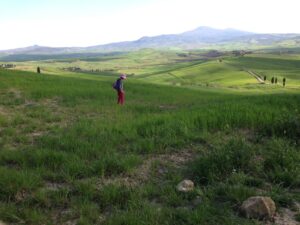 Walking with Insider's Italy in the Valle d'Orcia of southern Tuscany